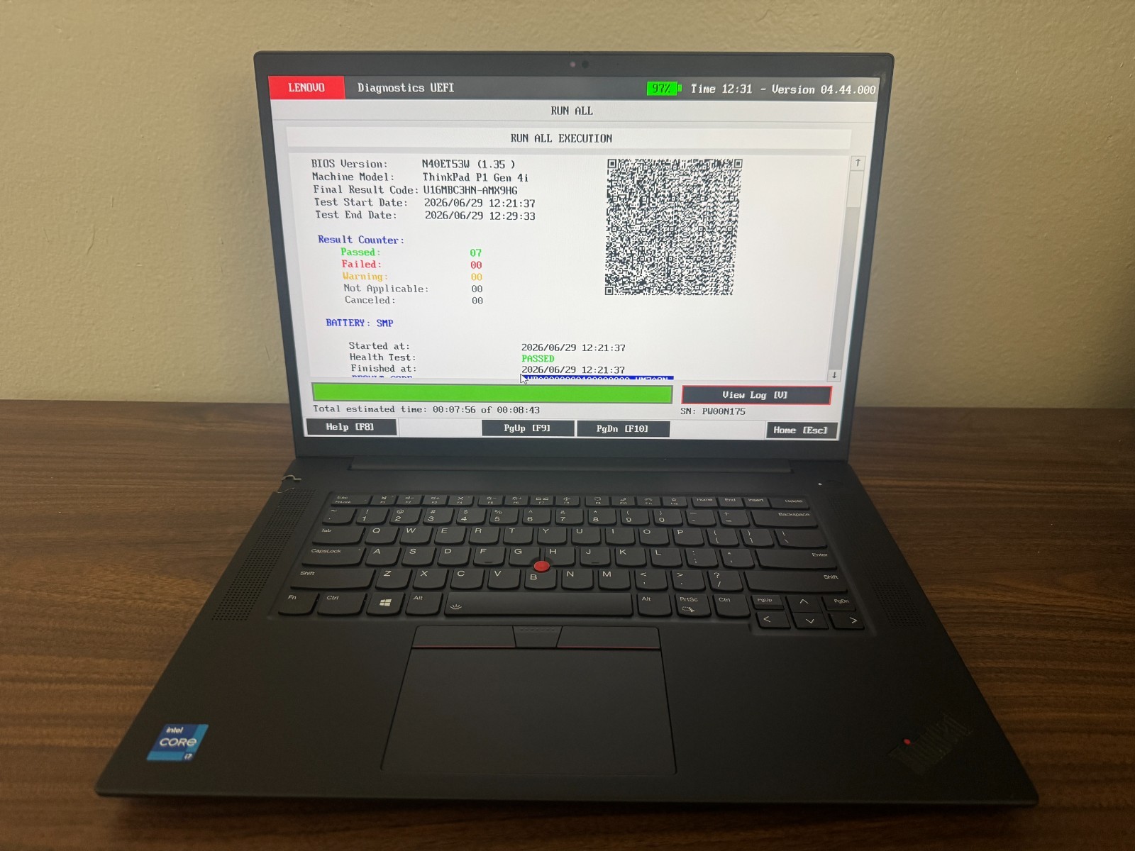 Lenovo ThinkPad P1 Gen 4 i7-11800H 16″ 2560×1600 16GB 512GB SSD NVIDIA T1200