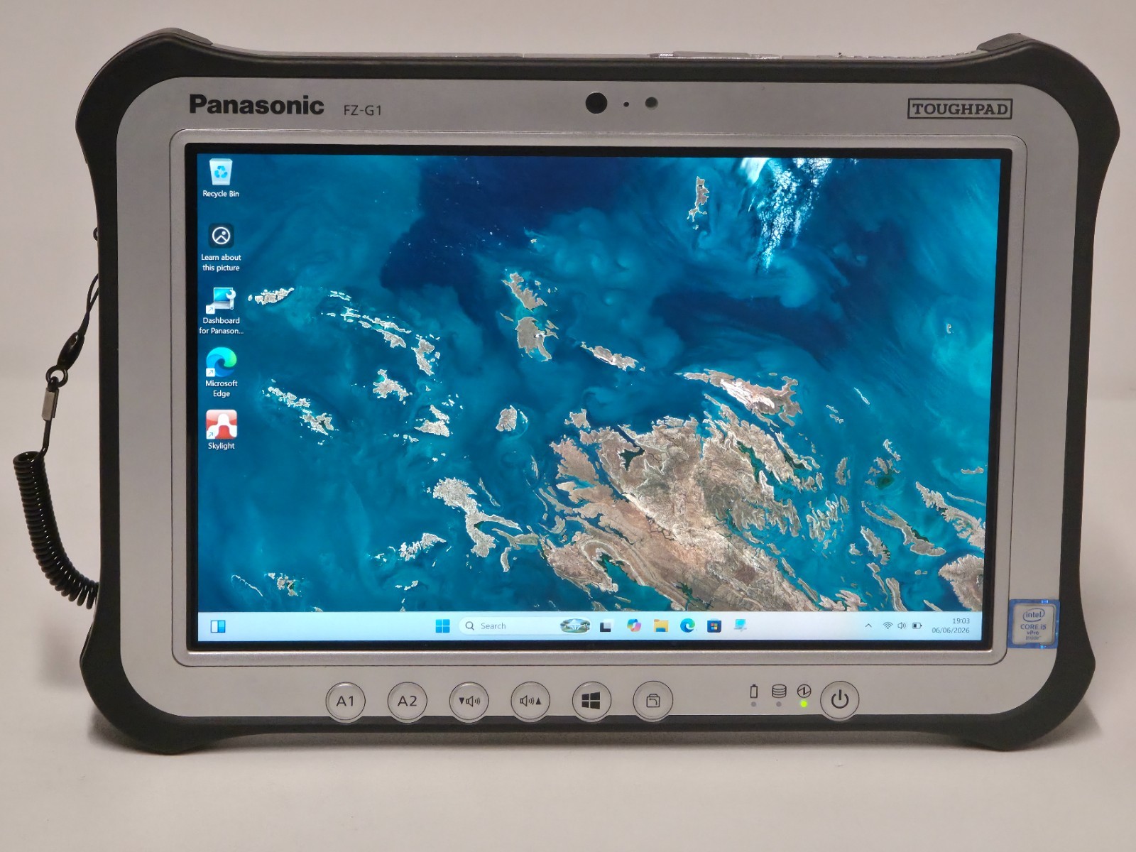 10.1″ PANASONIC TOUGHPAD FZ-G1 MK4 CORE i5-6300U 2.40GHZ 8GB 256GB ETHERNET HDMI