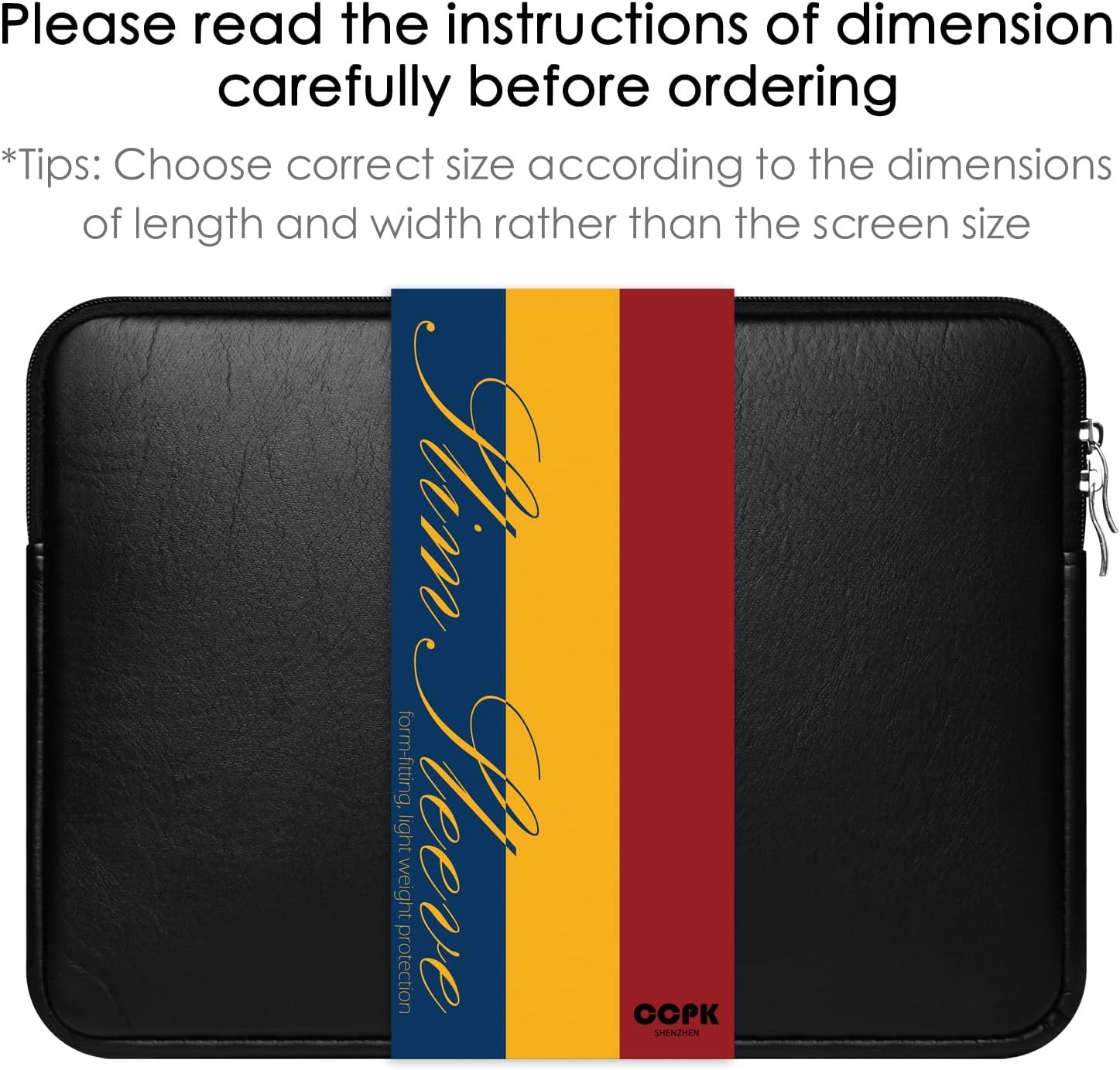 15.6″ Laptop Sleeve Compatible with 16″ MacBook Pro, 15″ HP, Acer Aspire 5
