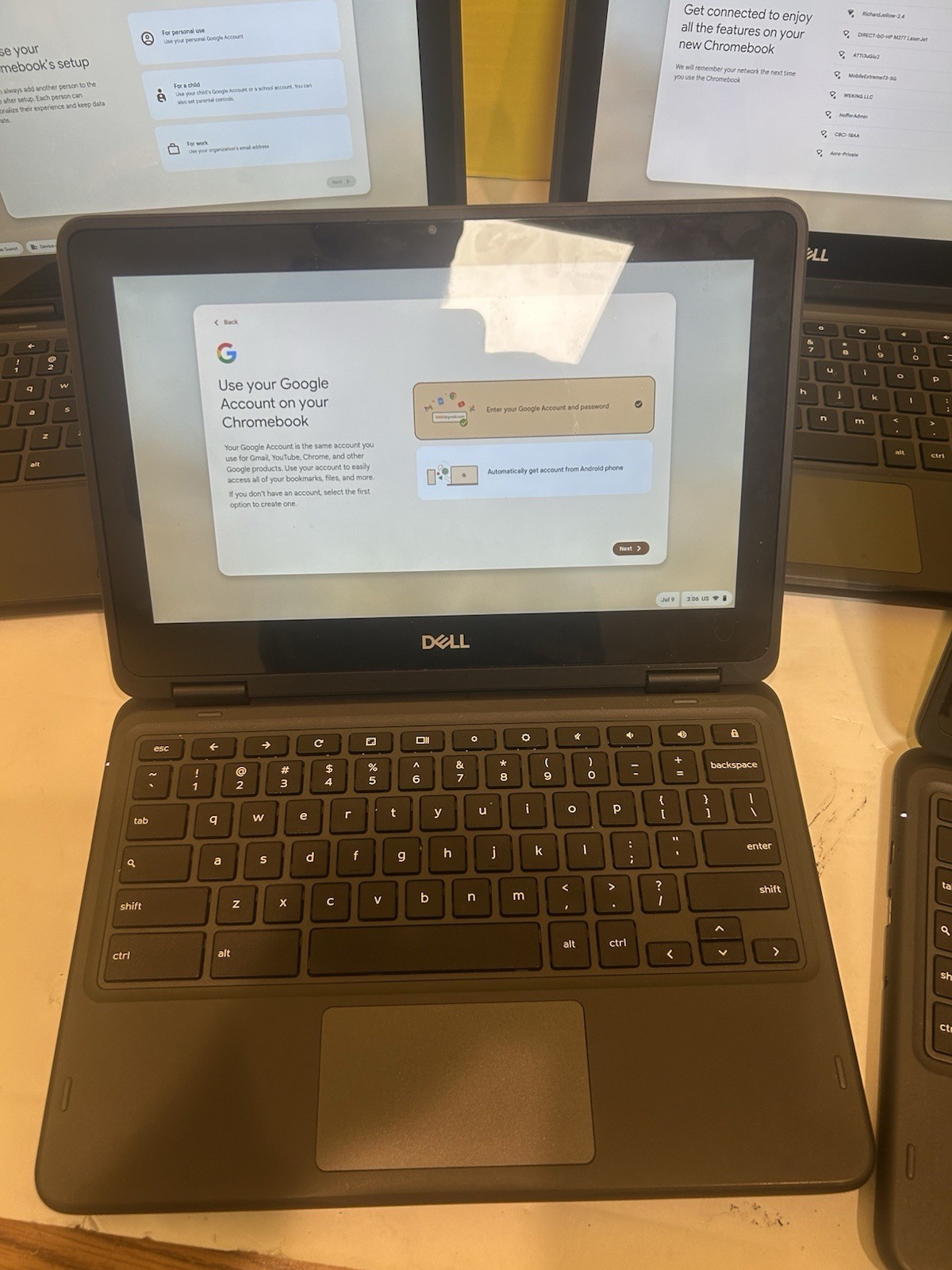 lot 5 Dell Chromebook 3100 2-in-1 11.6″ Touchscreen Laptop Celeron 4GB RAM 32GB