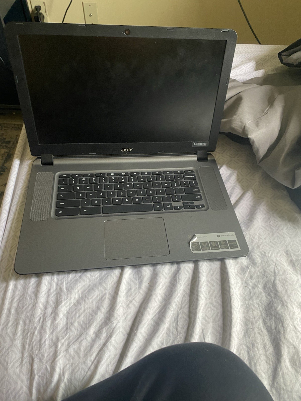 Acer Chromebook Laptop 15 CB3-532-C8DF, Intel Celeron N3060 15.6″ 4GB 16GB SSD