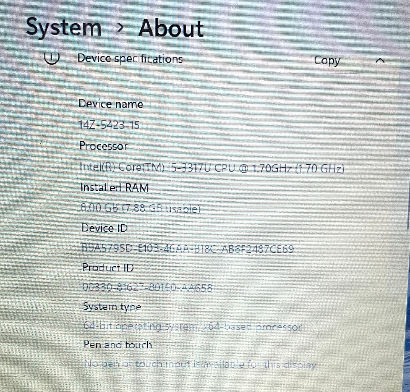 DELL INSPIRON 14Z-5423 Laptop 14z-5423 14″ i5 Win11 Pro25H2/Office 2021/extra-16
