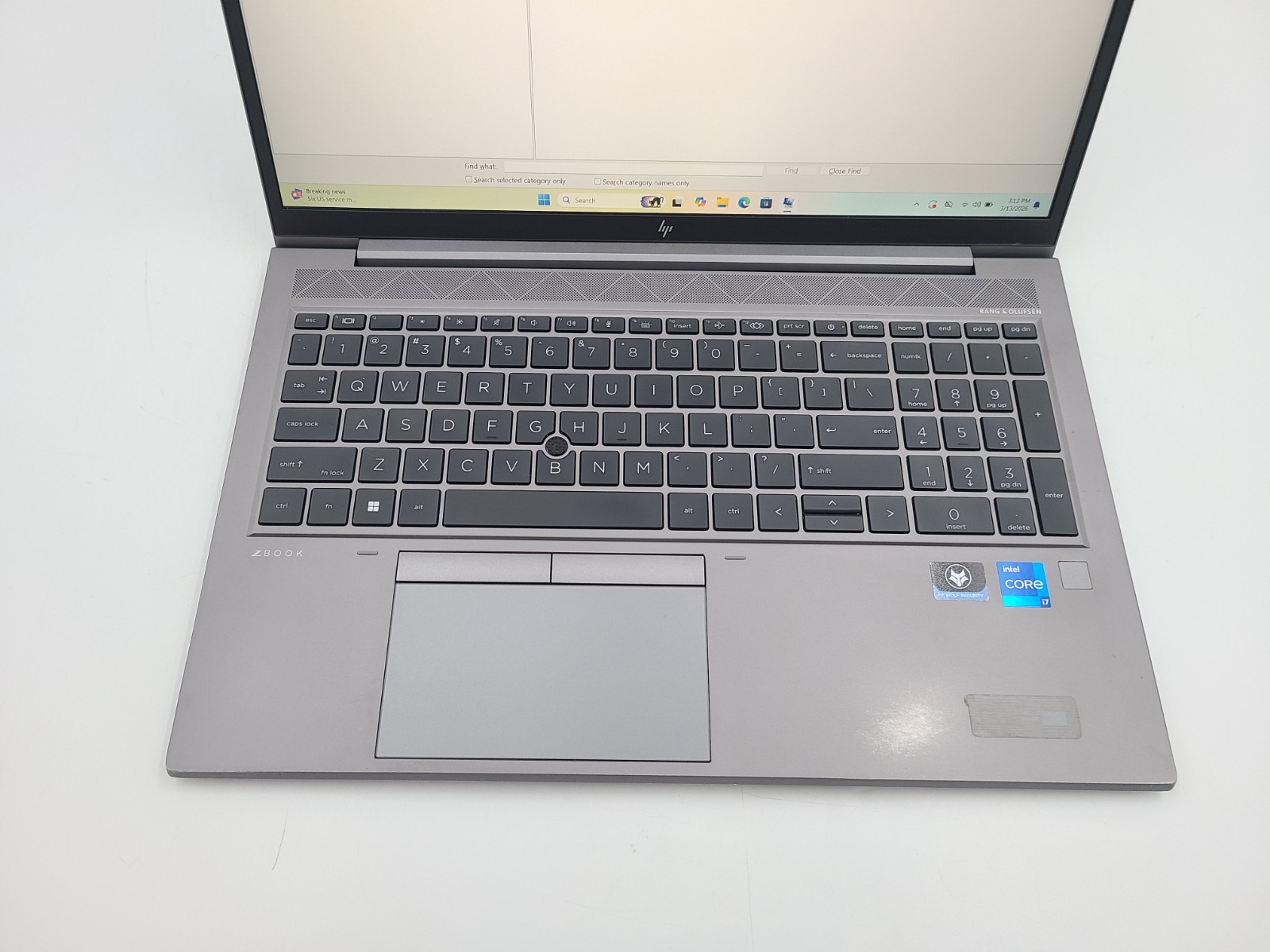 HP zBook Firefly 15 G8 i7-1165G7 2.80GHz 16GB RAM 512GB SSD Win 11 Pro w/Charger