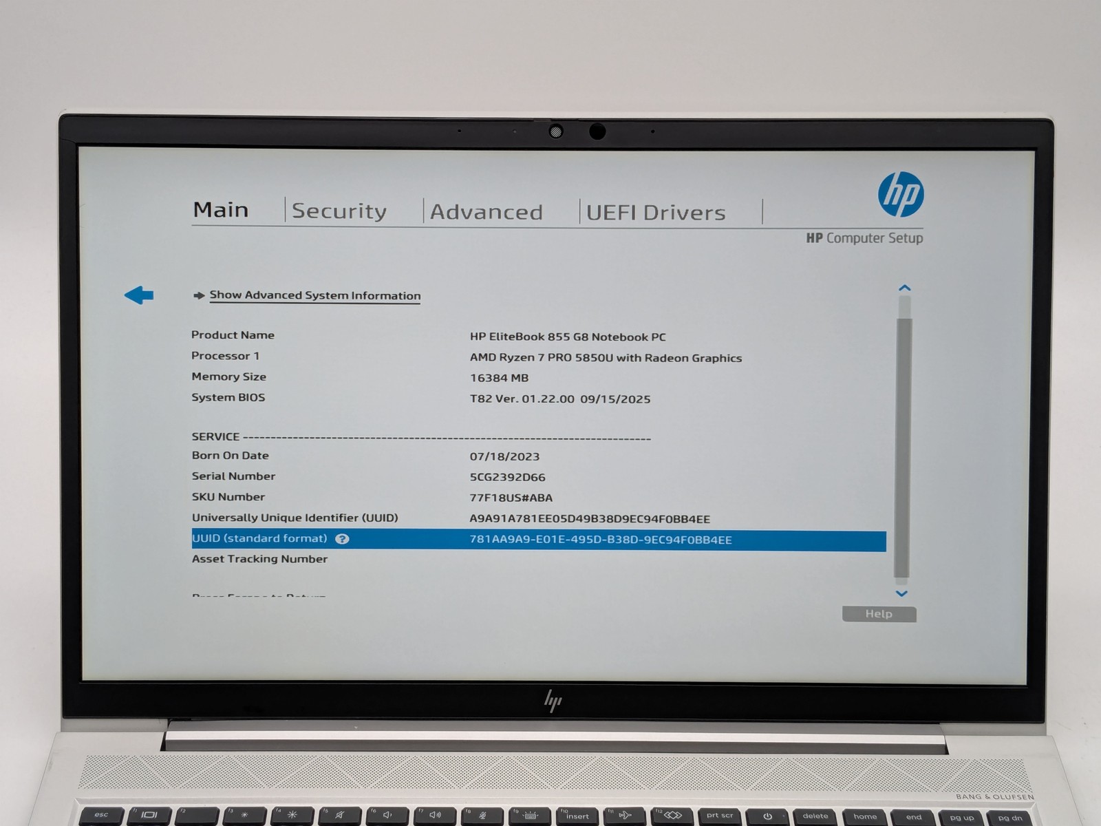 HP ELITEBOOK 855 G8 15″ FHD Touch RYZEN 7 PRO 5850U 512GB 16GB W11P Backlit WNTY