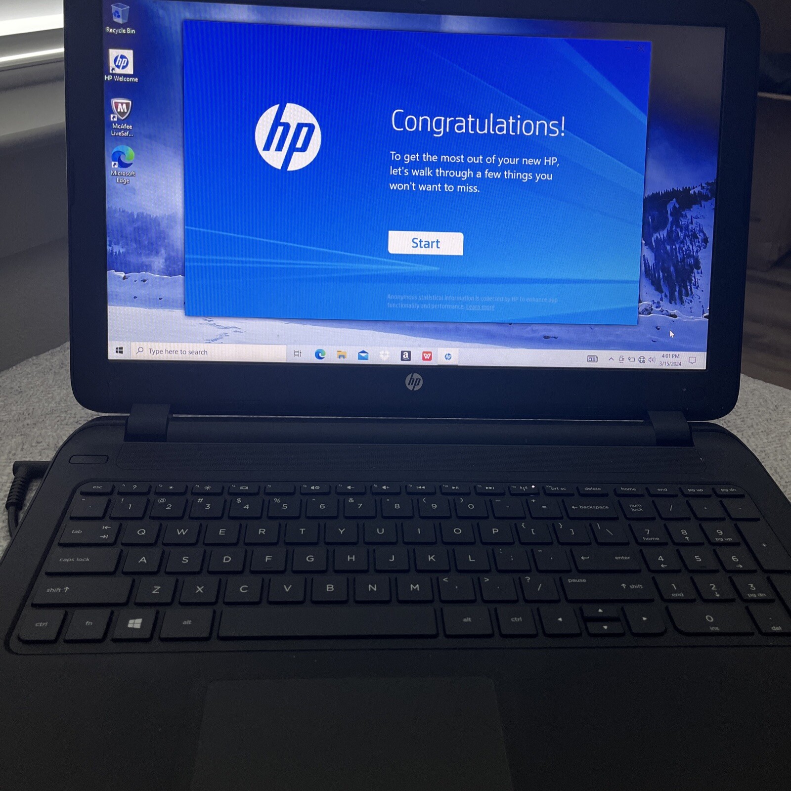 HP 15-f305dx 15.6in. (500GB, AMD A Series Quad-Core, 2GHz, 4GB) Notebook/Laptop