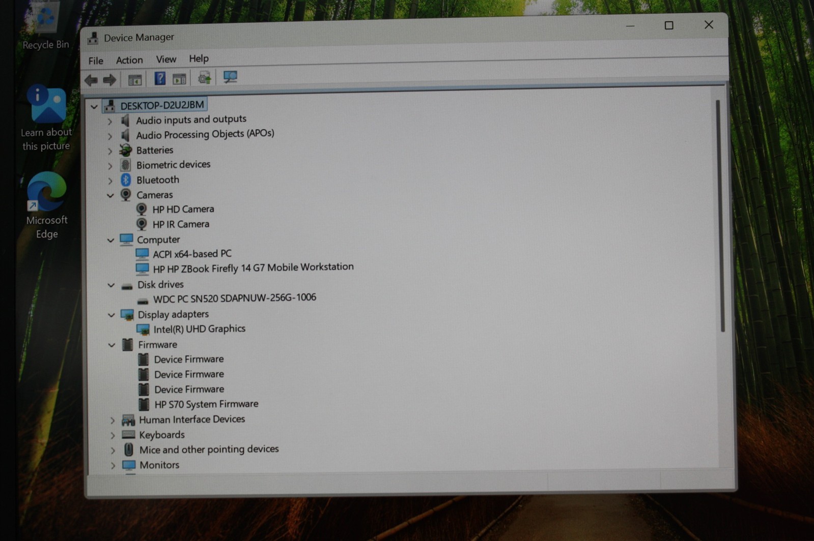 14″HP ZBook Firefly G7 i5-10310U 1.70GHz RAM 16GB NVMe 256GB/Cosmetic DMG