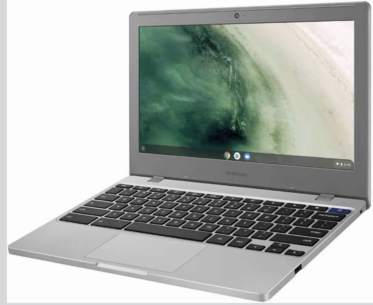 Samsung Chromebook 4 (16GB eMMC, Intel Celeron, 1.10 GHz, 16GB) Laptop – Gray