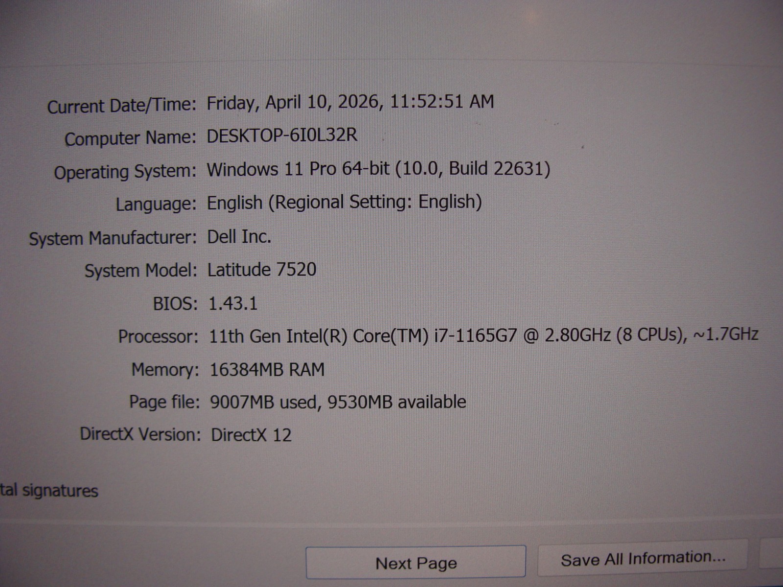 Dell Latitude 7520 15.6″UHD i7-1165G7 2.8GHz 16GB 512GB SSD +PowAd WRTY-10/2026
