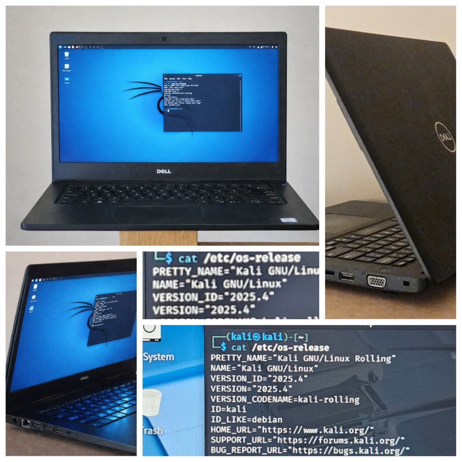 Kali Linux | Dell 14” i5 7th 1920×1080