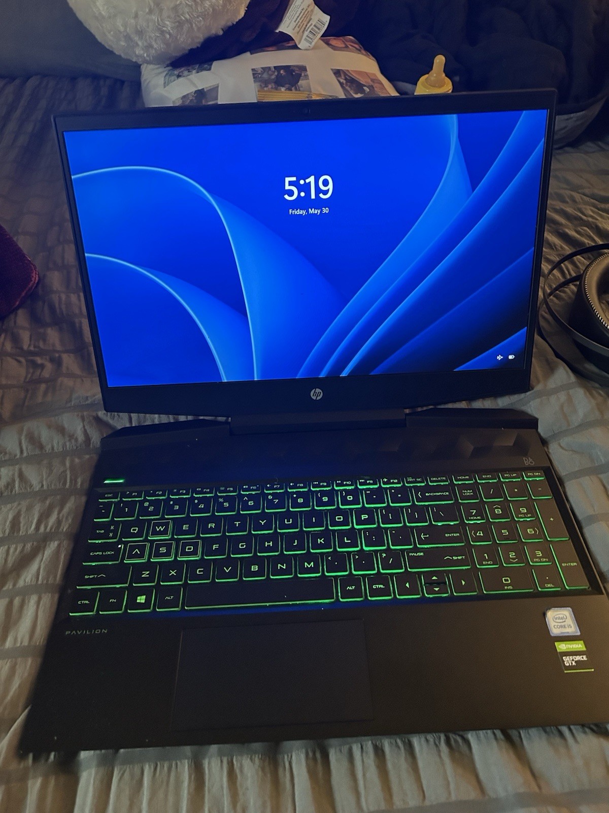 HP Pavilion 15.6 inch (256GB, Intel Core i5 9th Gen., 2.40GHz, 8GB)Gaming Laptop
