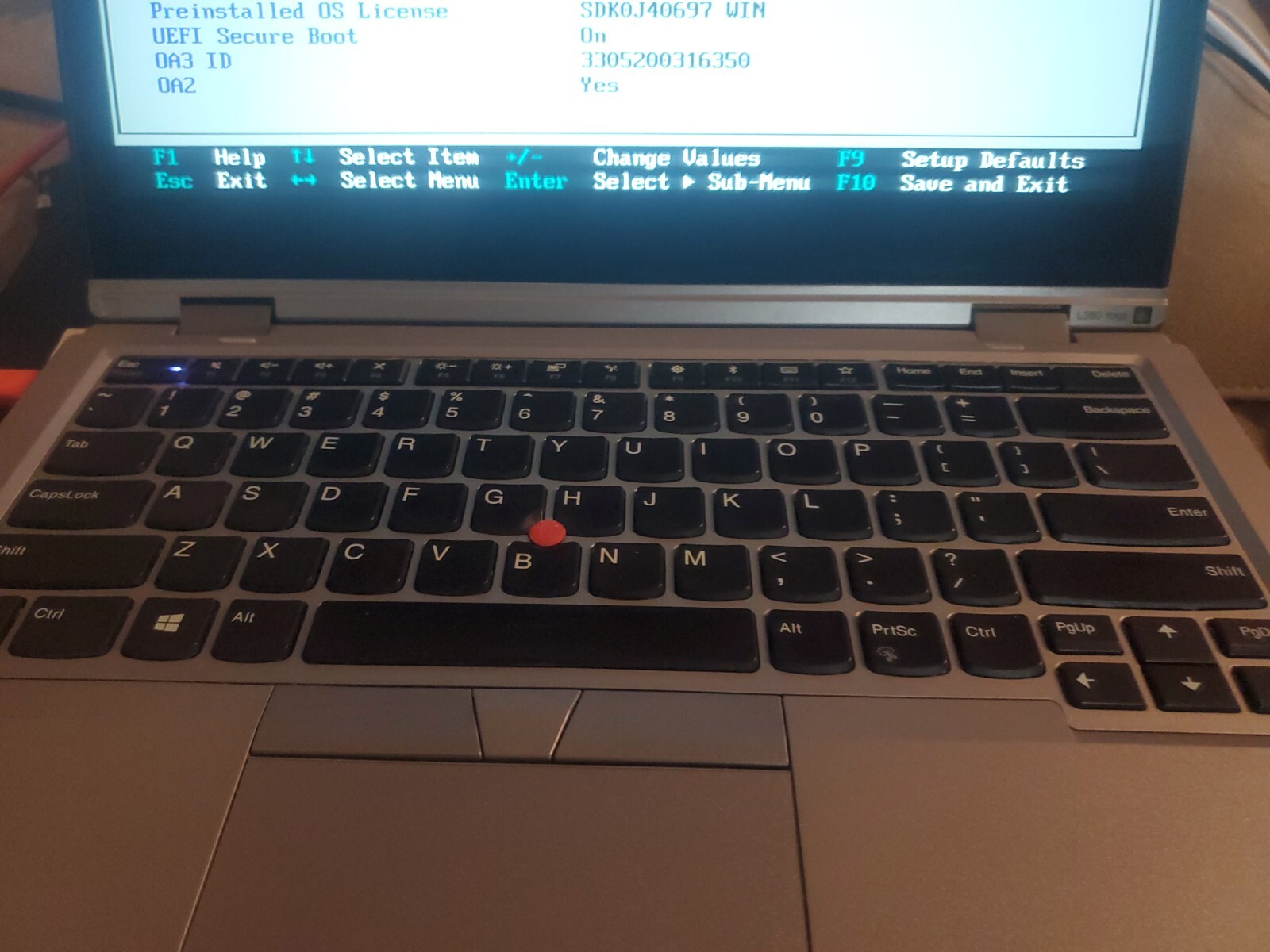 LENOVO THINKPAD L380 YOGA Laptop Intel Core i5 8250U 8GB 240GB