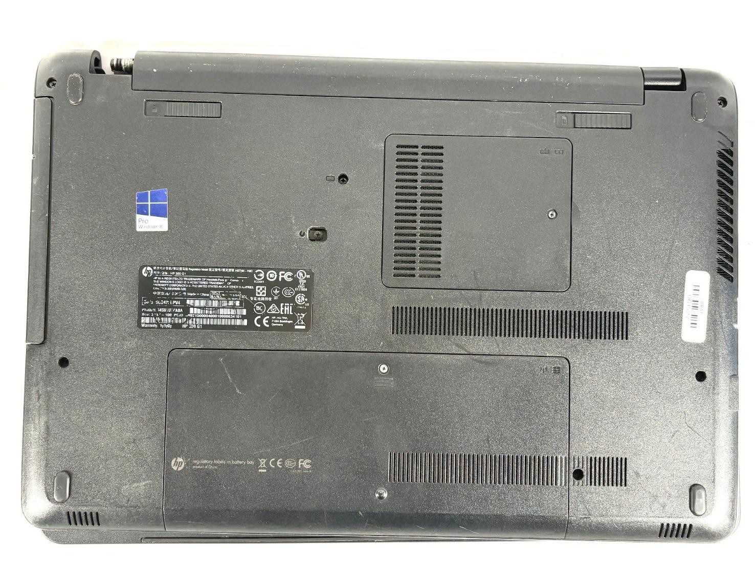 HP 350 G1 – 15.6″ HD, 1.7GHz i3, 16GB RAM, 500GB HDD, Windows 10 Pro