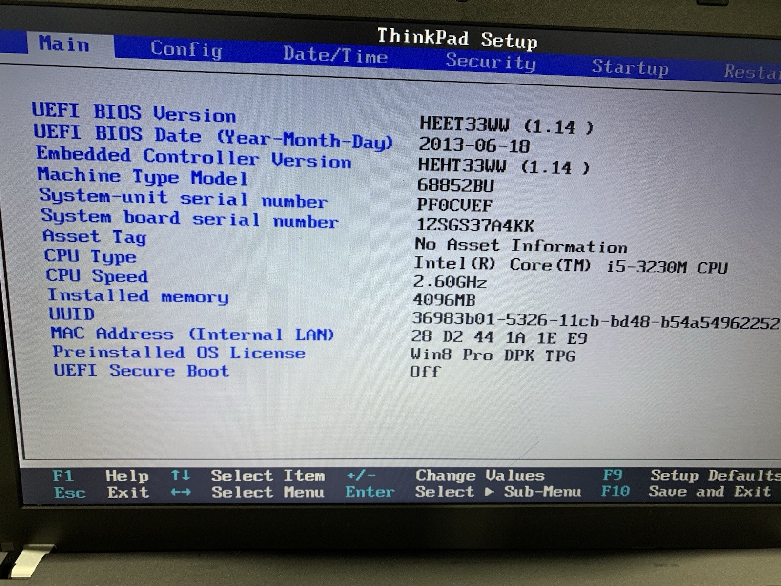 LENOVO THINKPAD E531 INTEL I5 3230M -4GB RAM -No Hdd No Batte For Parts