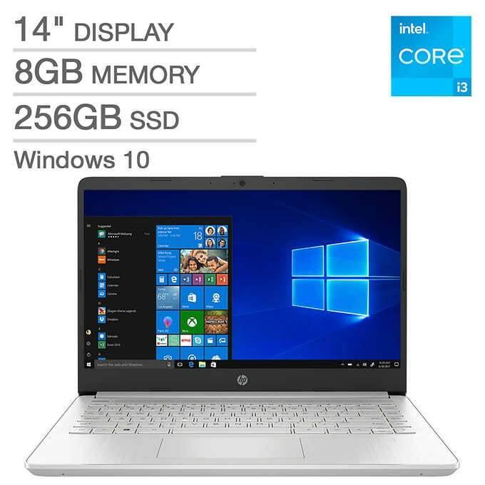 HP 14-dq2043cl Laptop Intel Core i3-1125G4 256GB SSD 8GB 14″ FHD Backlit kb W10