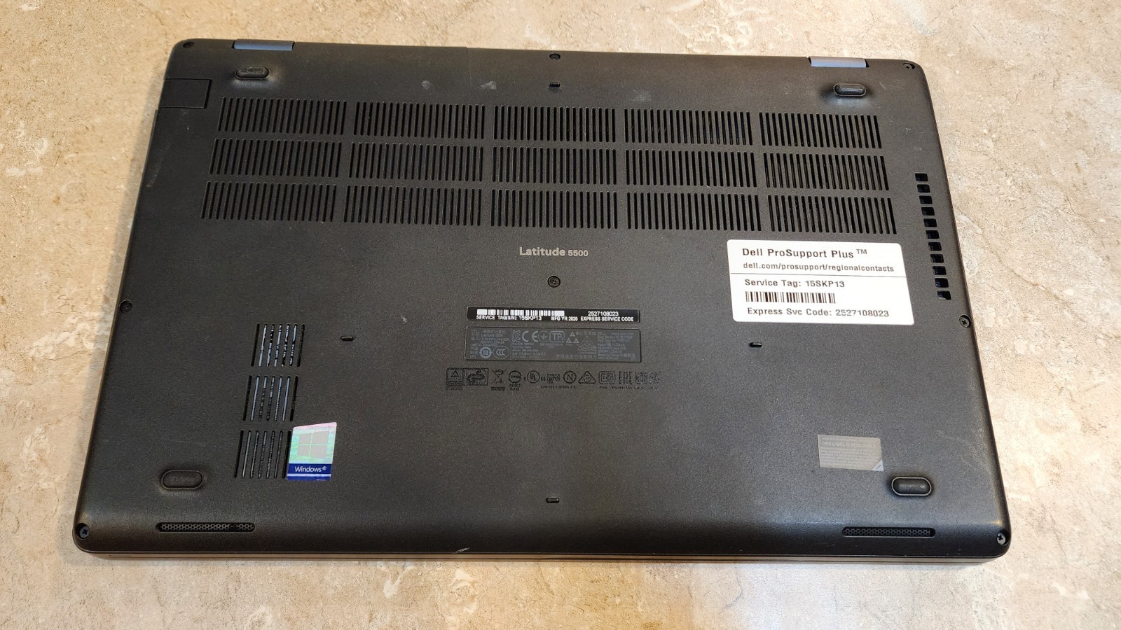 Dell Latitude 5500 15.6” Quad-Core i7-8665U 16GB RAM 512GB SSD Win11 Pro