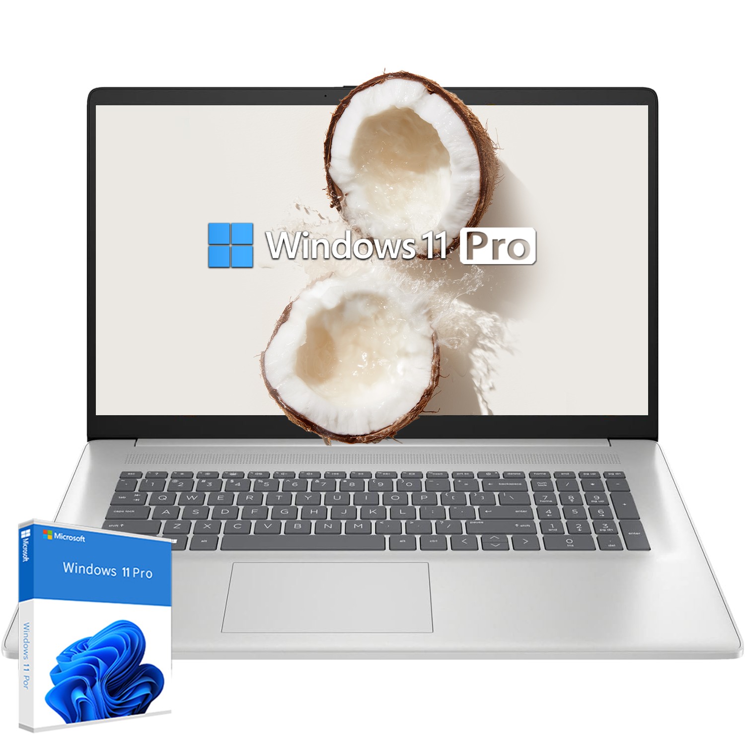 HP Laptop 17.3 in Touch 4.5GHz 6 core Ryzen 5 Up To 64GB RAM 4TB Windows 11 Pro