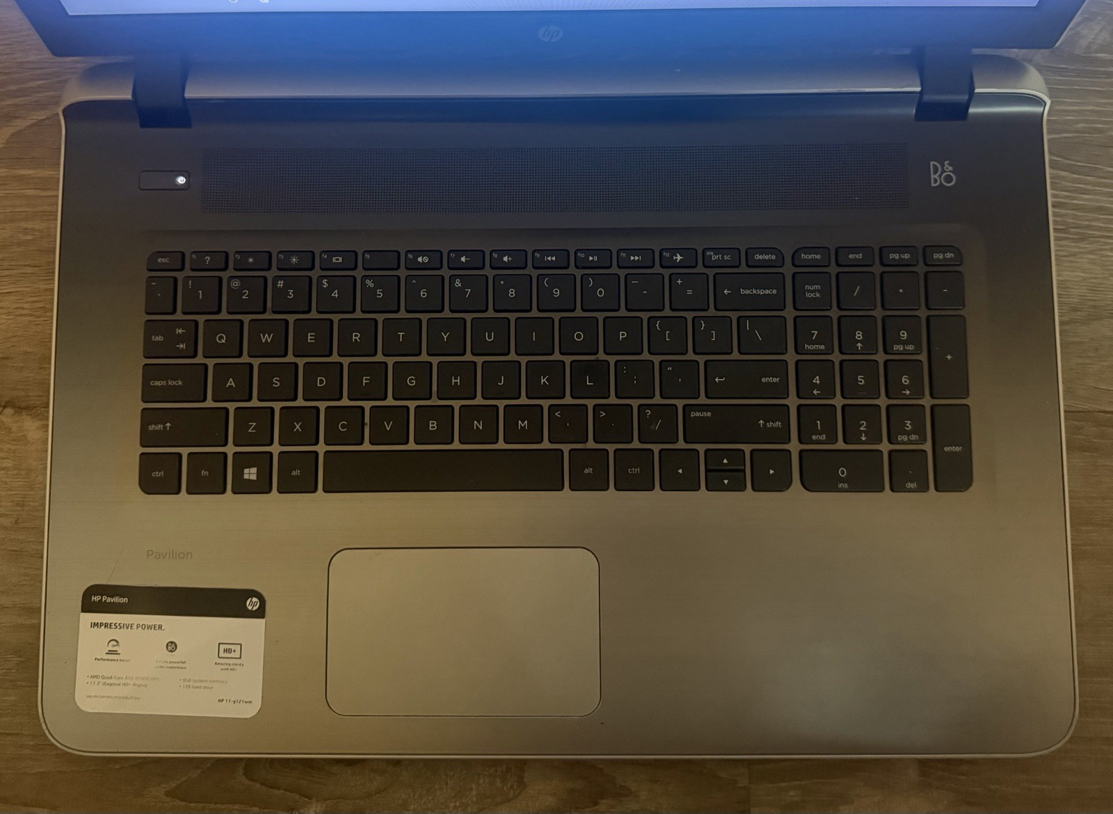 HP Pavilion 17-g121wm Laptop – A10-8700P @ 1.8Ghz, 8GB RAM, 1TB HDD – Win10 Home