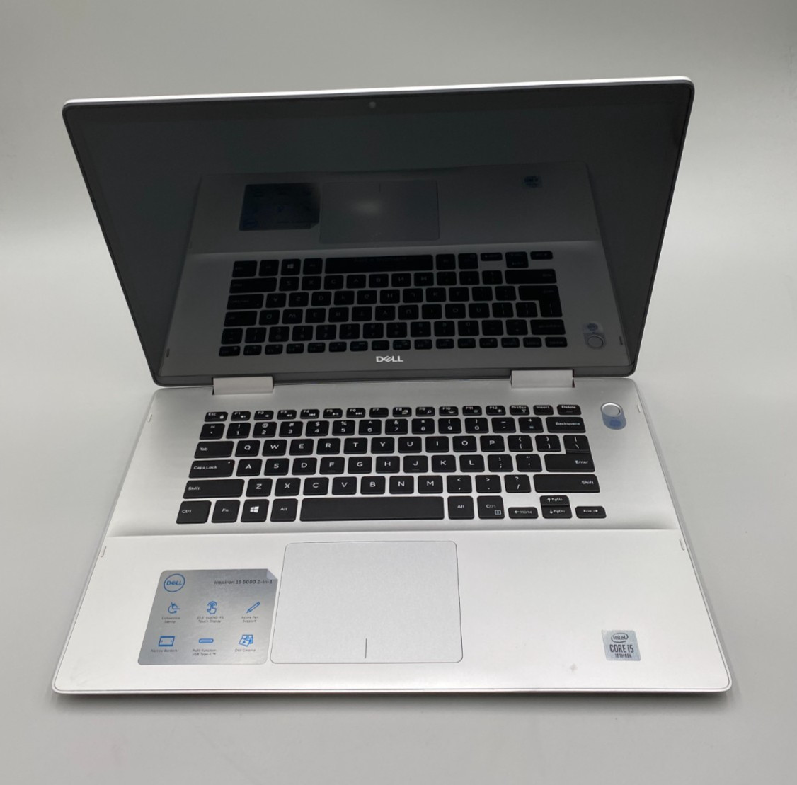 DELL Inspiron 5591 2-n-1 15.6″ i5-10210U 512GB SSD 8GB DDR4 Silver Laptop Good