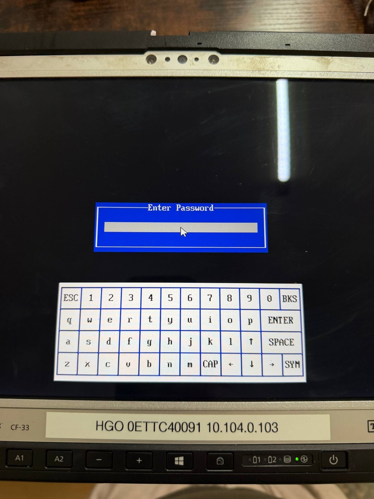 Lot of 4 Panasonic Toughbook CF-33 i5-7300 16GB Bios locked