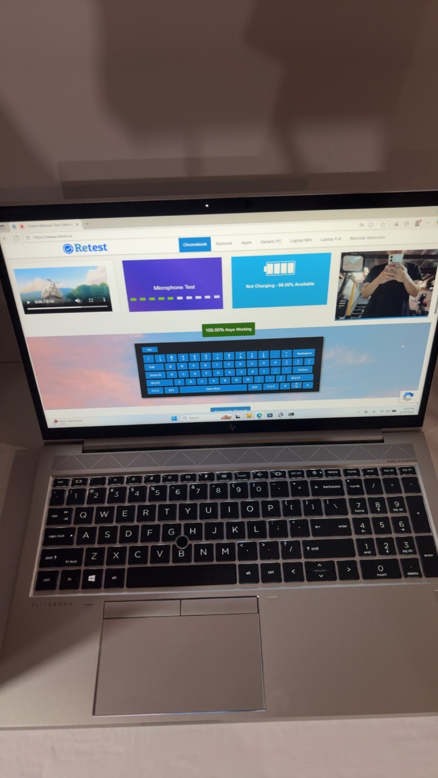 HP EliteBook 855 G7 AMD Ryzen 7 PRO 4750U 16GB 512GB SSD Touchscreen AMD Radeon