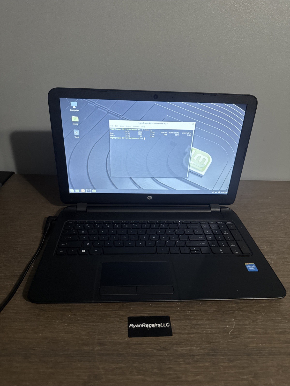 HP 15 TPN-Q130 4GB RAM Linux NO POWER CABLE
