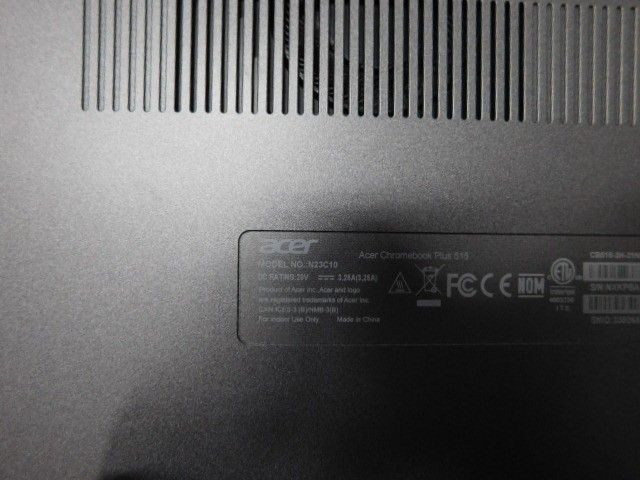 Acer Chromebook Plus 515 N23C10 Laptop w/charger