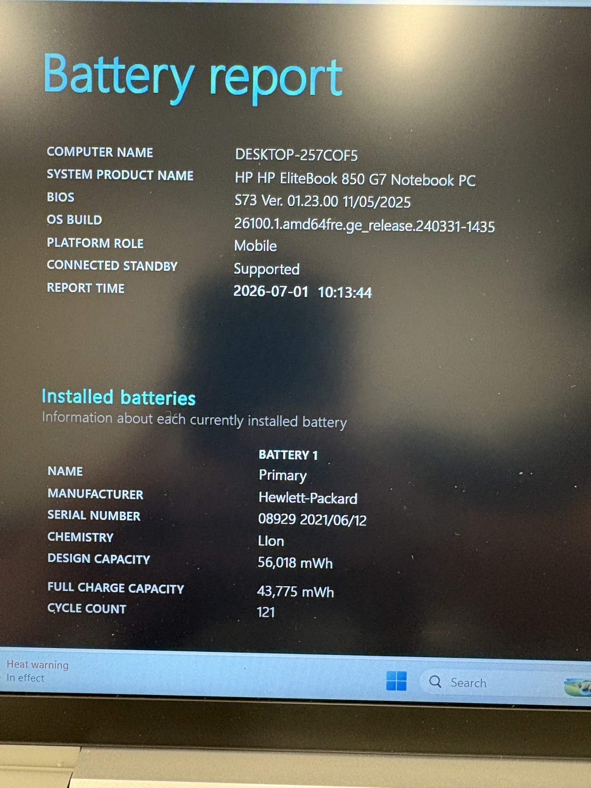 HP EliteBook 850 G7 Laptop 15.6″ Intel Core I5-10210U 256GB SSD 16GB RAM