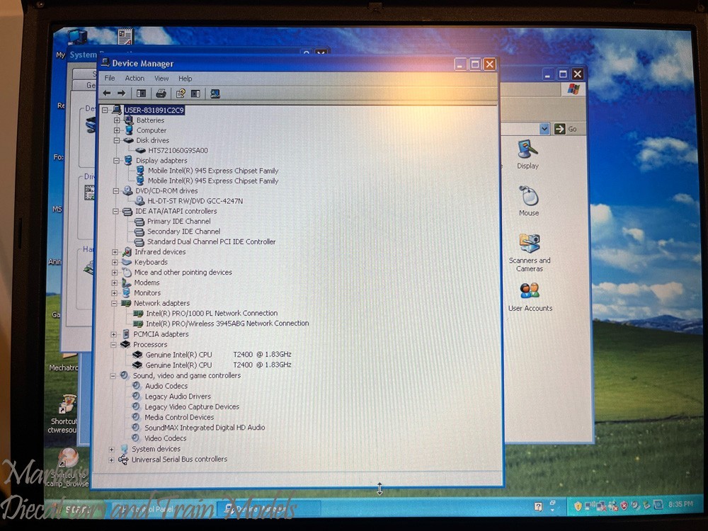 Lenovo ThinkPad T60 Core 2 Duo 1.83GHz 1GB RAM 60GB HDD Windows XP – Tested