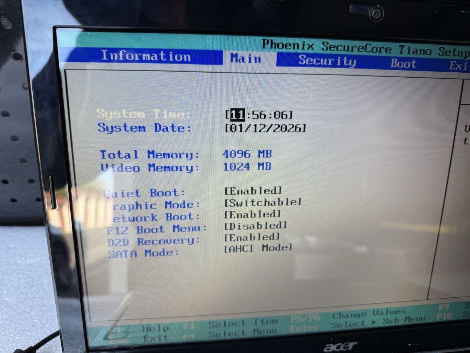 Acer Aspire 5560G-7809 15.6″ Laptop AMD A6-3420M 4GB RAM No HDD No OS