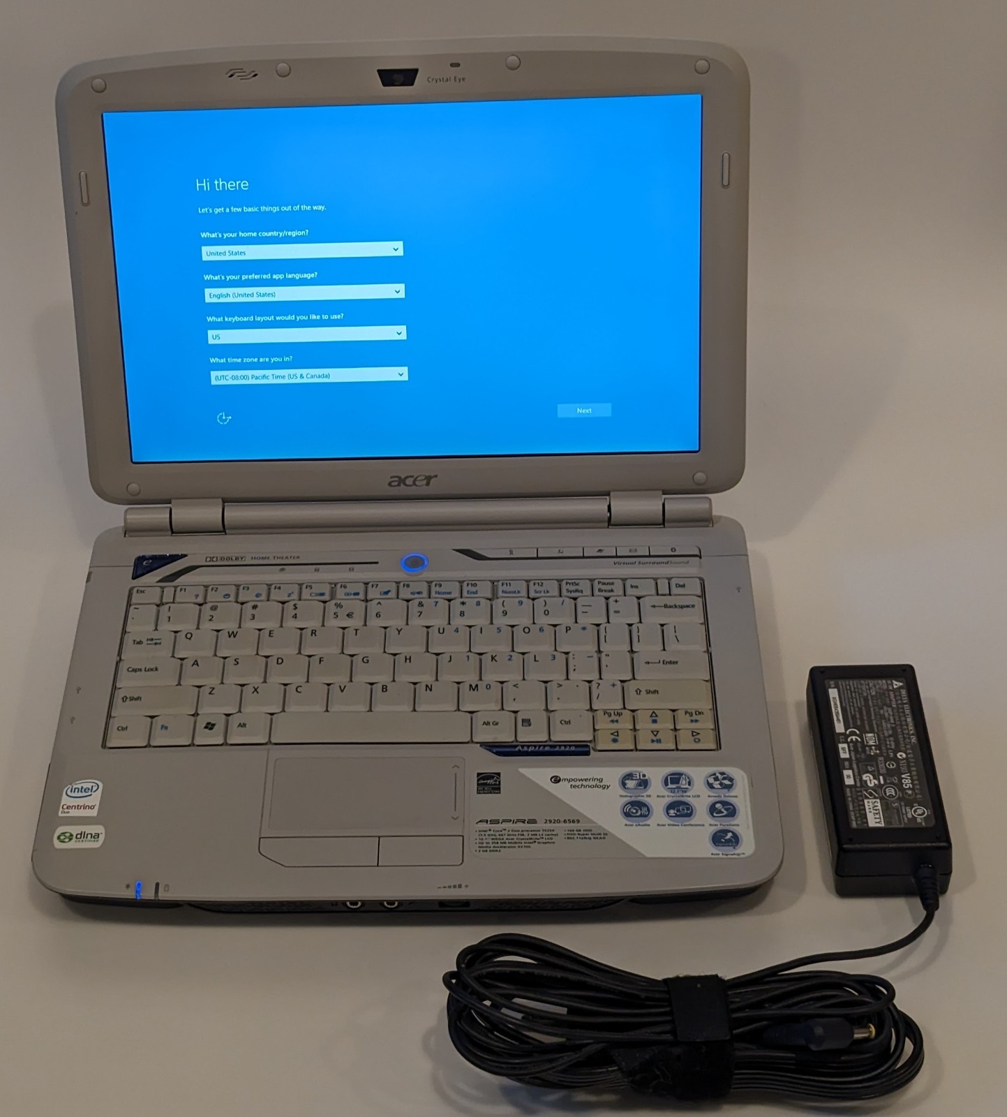 Acer Aspire 2920-6569 12.1″ Laptop – Intel Core 2 Duo – 2GB RAM – 250GB HDD
