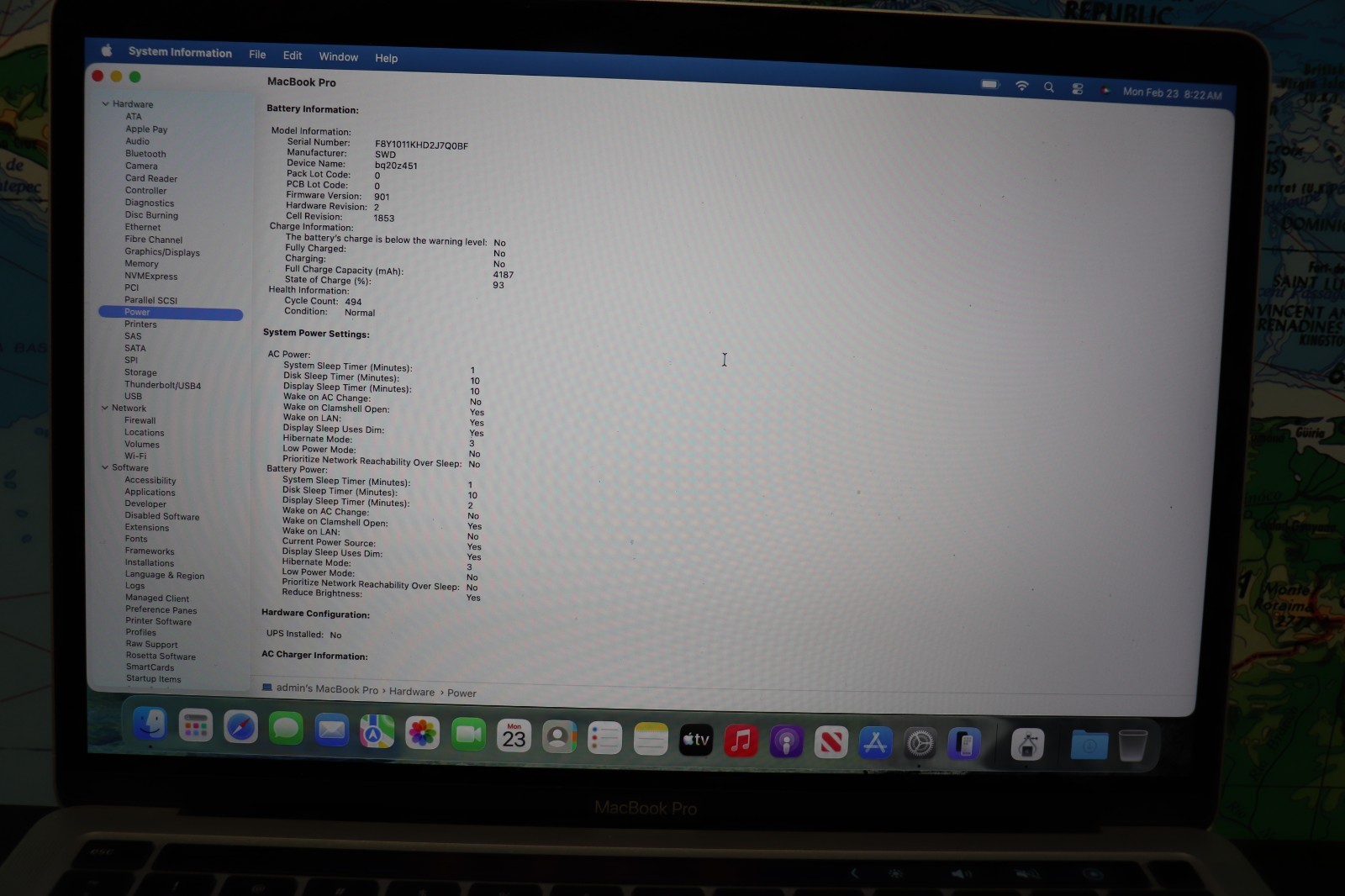 Apple Mac Book Pro 13-inch 2020, Four Thunderbolt 3 ports 16GB RAM -Model A2251