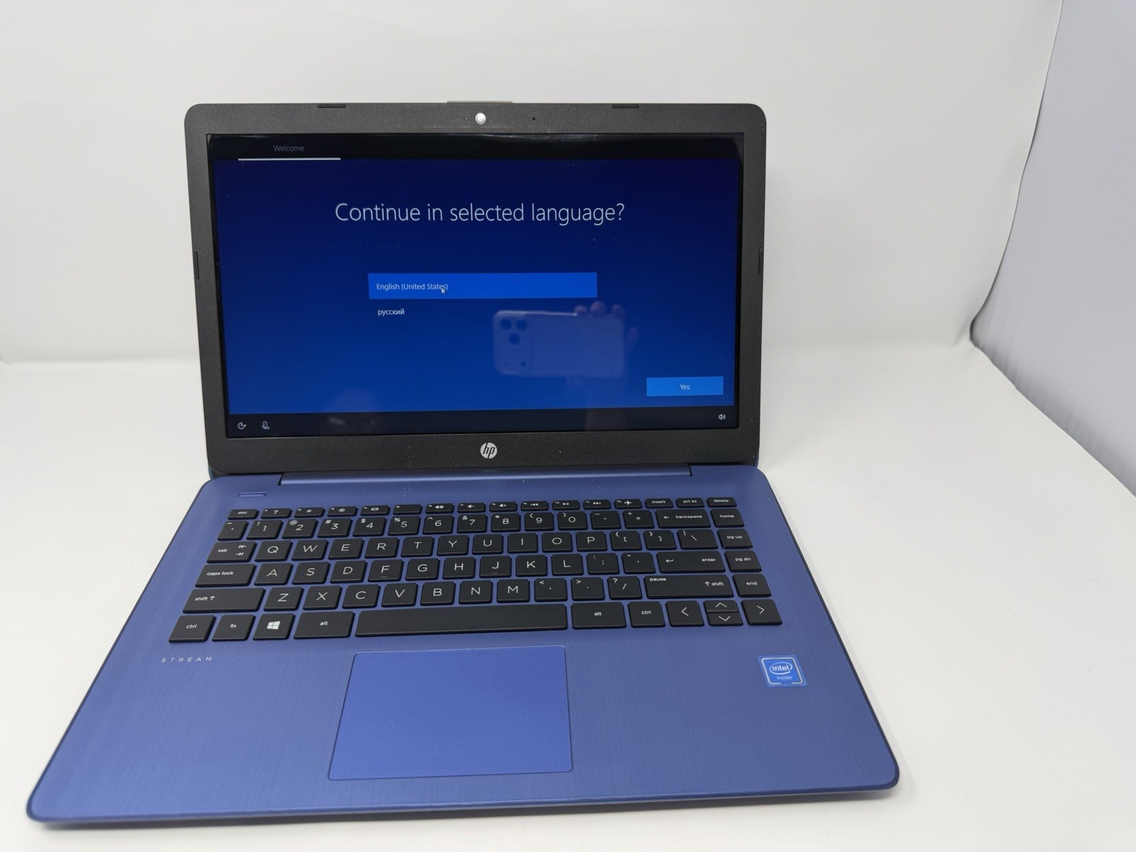 HP Stream 14-CB171WM 14” Laptop With Charger – Blue