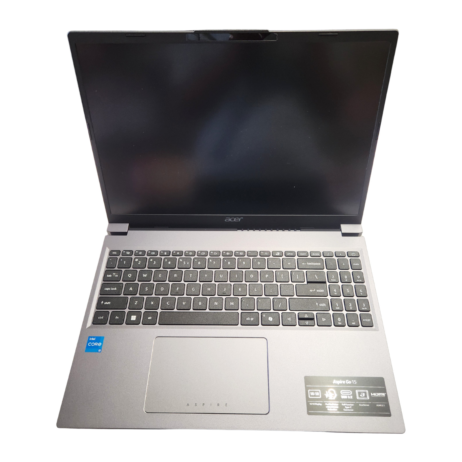 Acer Aspire Go 15 15.3″ WUXGA i5-1334U 8GB RAM 256GB SSD Win 11 Home, Steel Gray