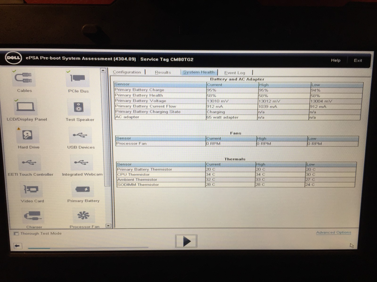 Dell Latitude Rugged Laptop Computer 8GB,Touchscreen,No HD,I5-6300U,CPU,Works