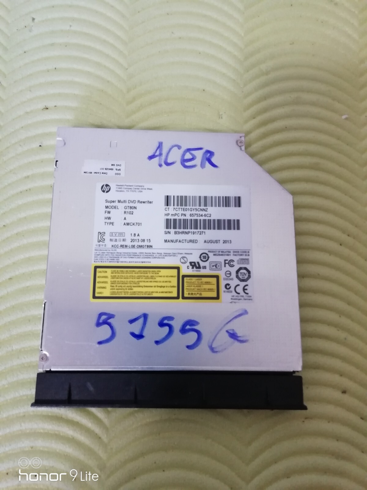 Acer Aspire 203oz CD/DVD Burner