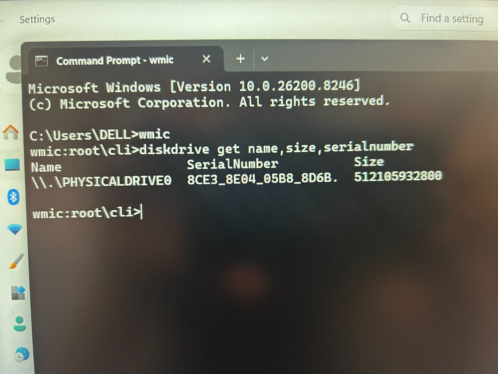 DELL 15 DC15255 G8MK9, AMD Ryzen 7 7730U, 2.00 GHz, 16 GB RAM, 512 GB NVMe SSD