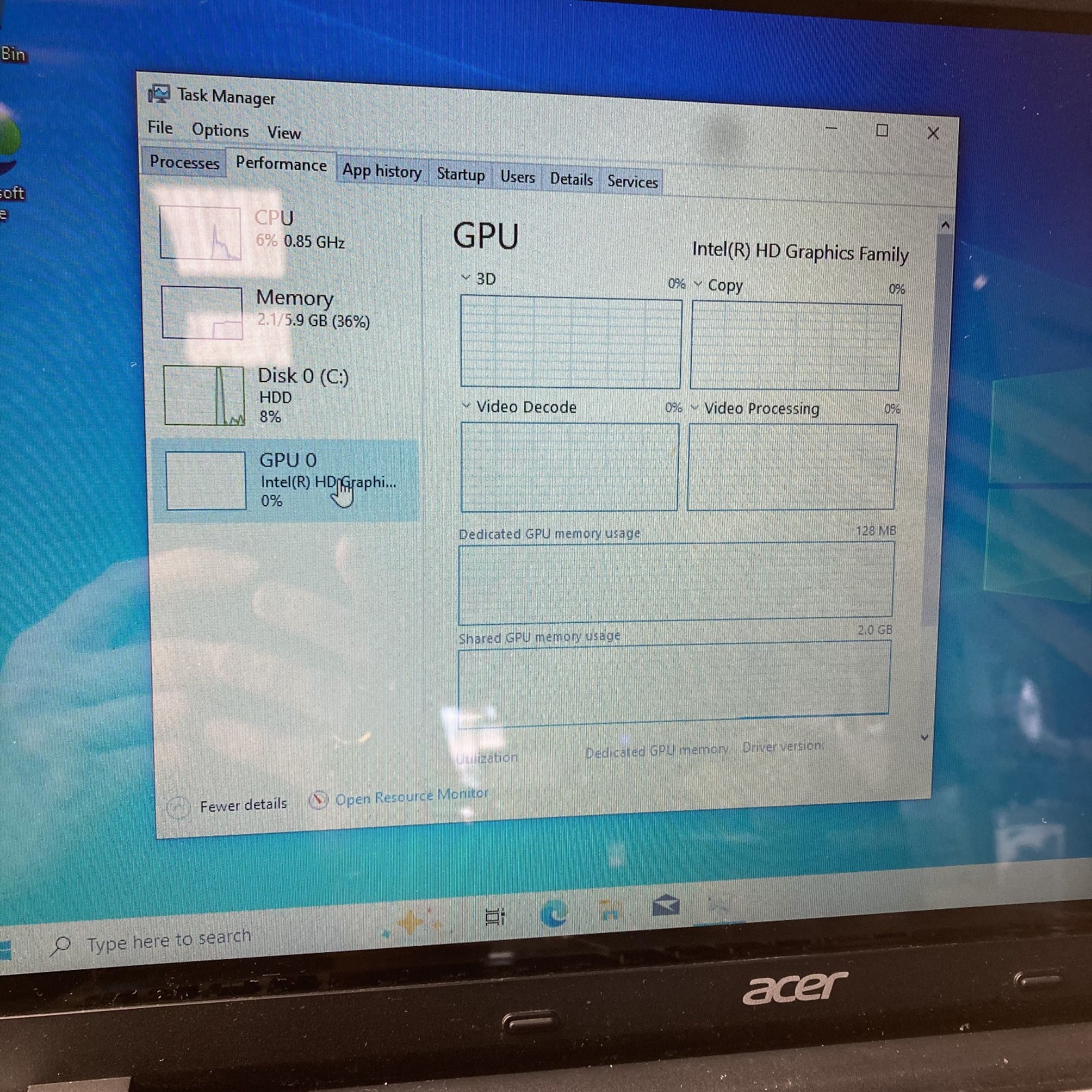Acer Aspire V3-572P-326T 15.6″ Touch Laptop i3-4030U 1.90GHz 1TB HDD Screen Iss