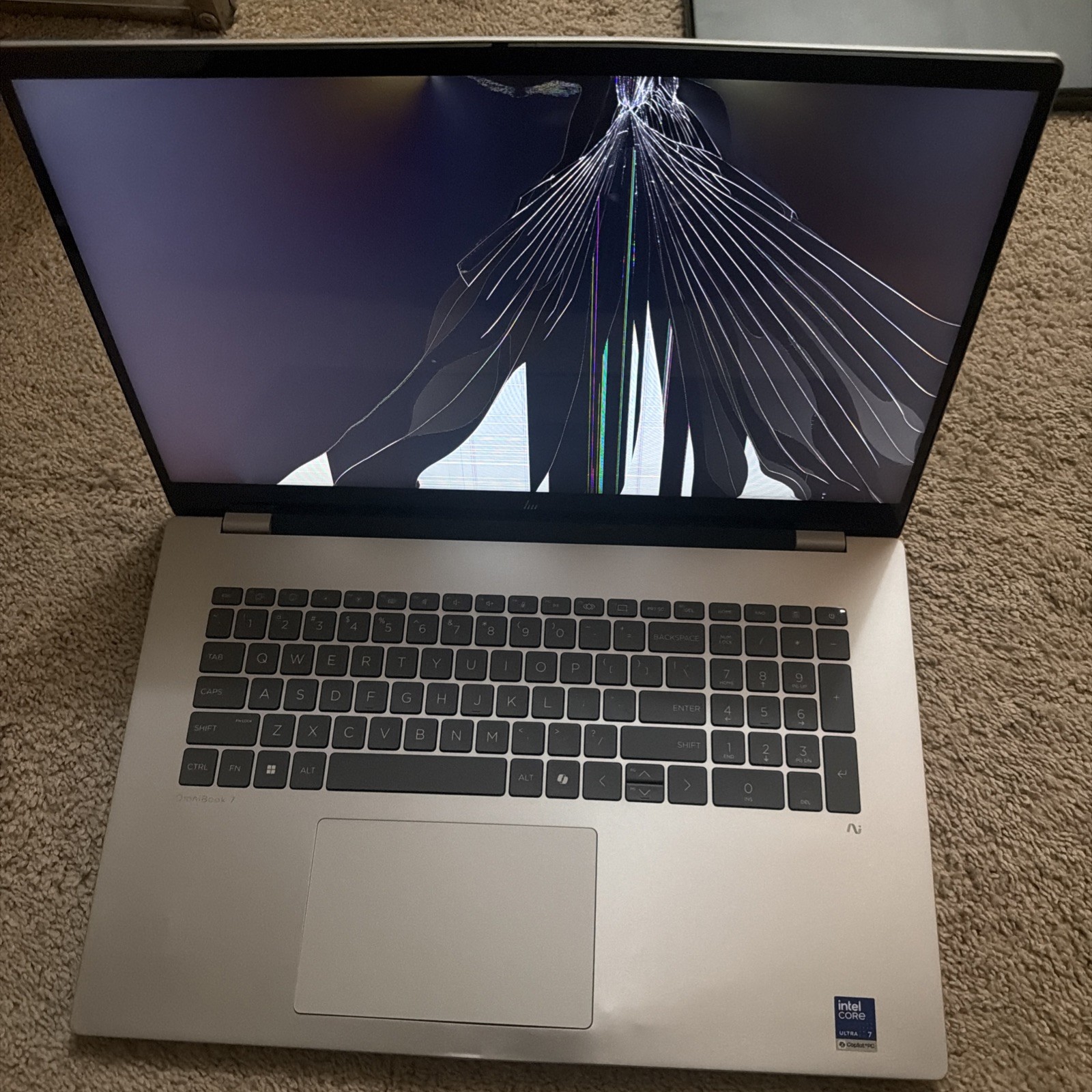 HP OmniBook 7 Touch 17t-DC000 AI Laptop PC 17.3″ U7 i7 16GB 1TB Backlit Key W11