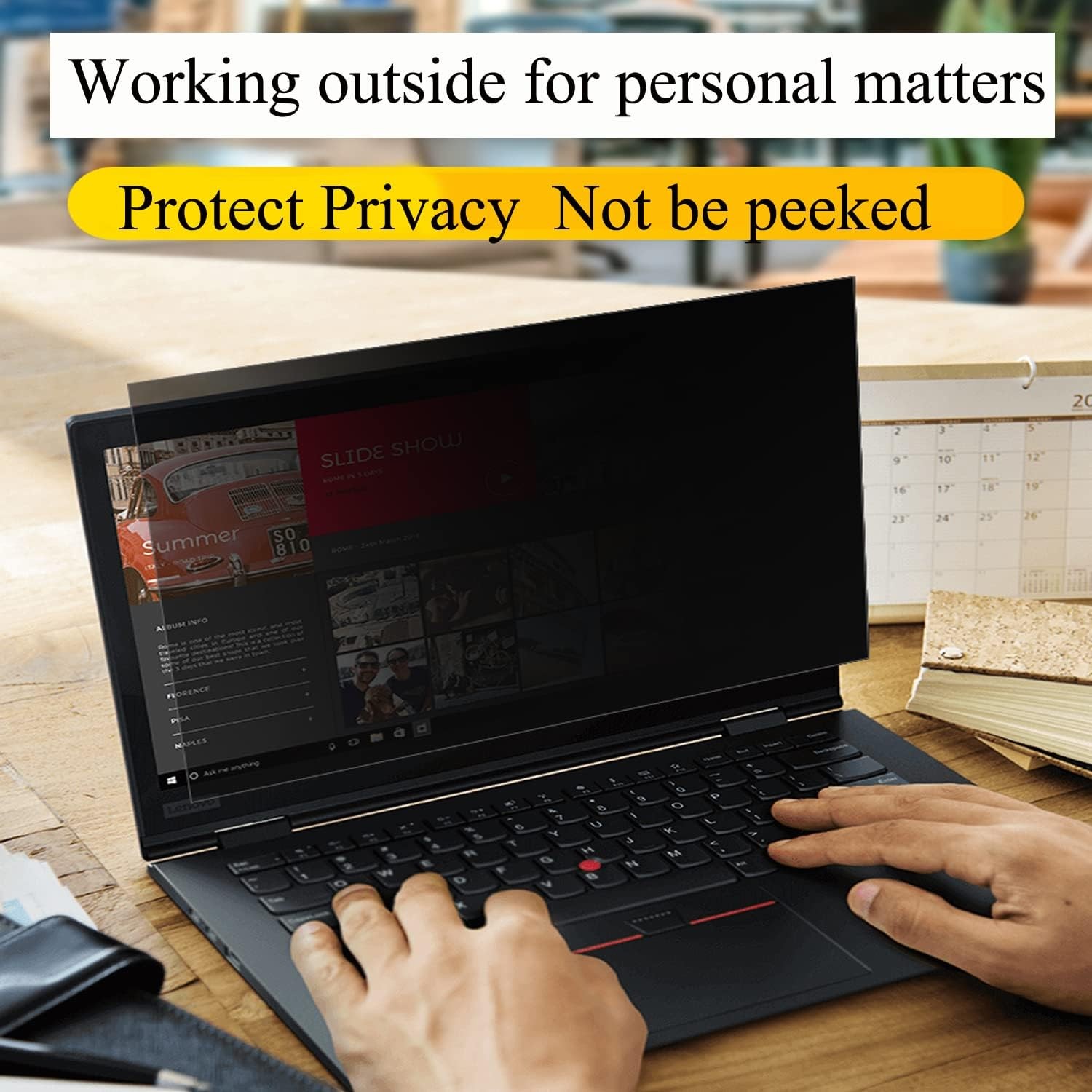 17.3 Inch Laptop Privacy Screen Protector Designed for HP Envy/Dell/Asus/Acer/Sa