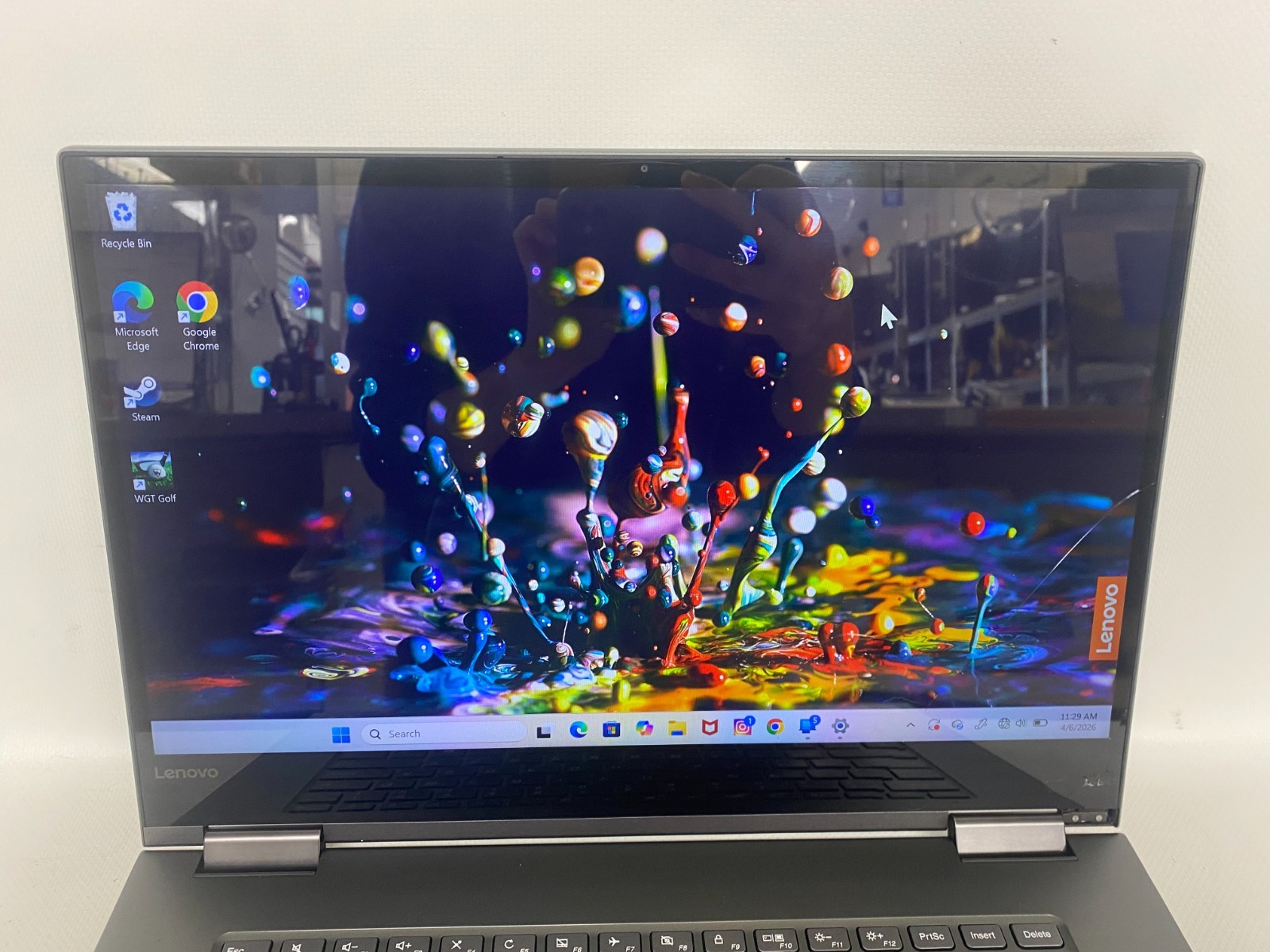 Broken Lenovo Yoga 730-15IKB 15.6″ i5-8250U 1.6GHz 8GB RAM 256GB SSD Cracked Scr