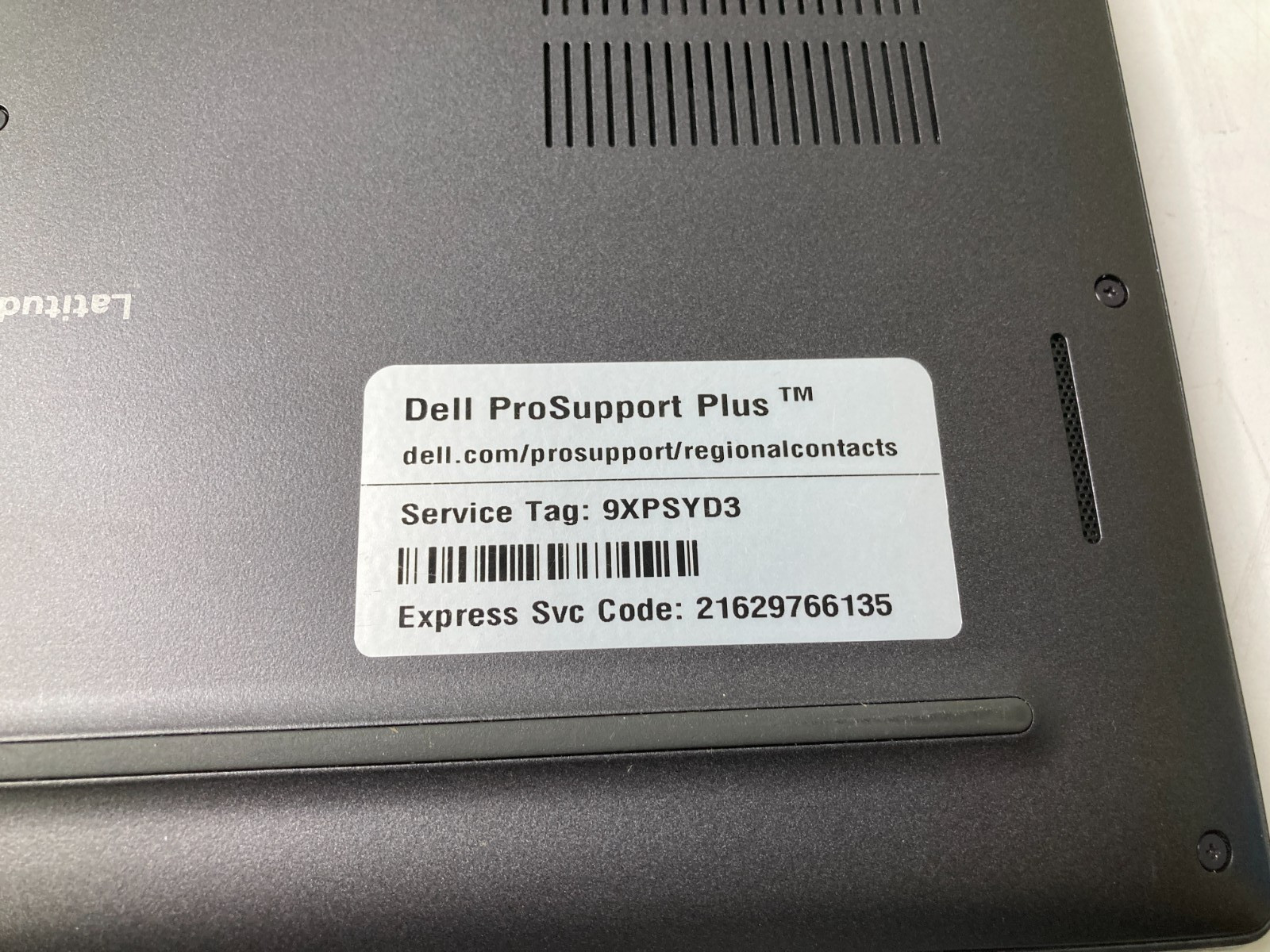 Dell Latitude 7420 17-11th Gen 16GB Ram -No HDD No Power