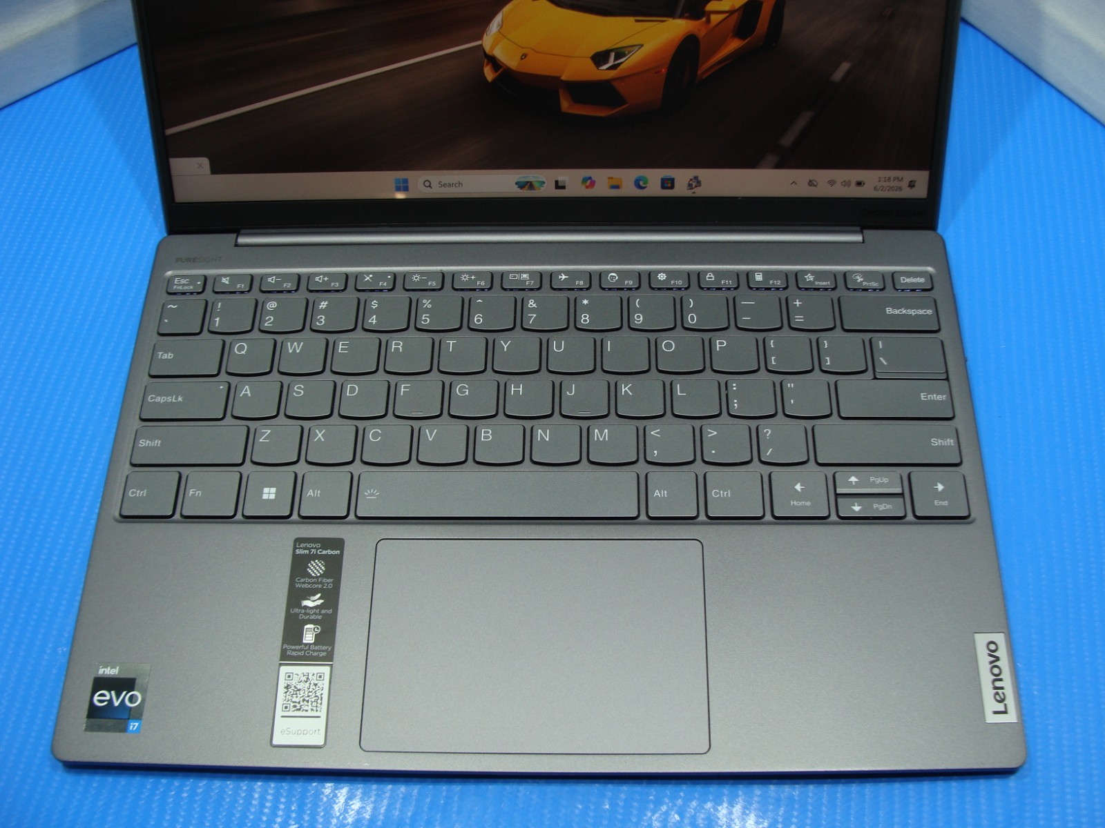 Lenovo Slim 7 Carbon 13IAP7 13.3″ WQXGA TOUCH i7-1260P 2.1GHz 16GB 1TB W11H +PA