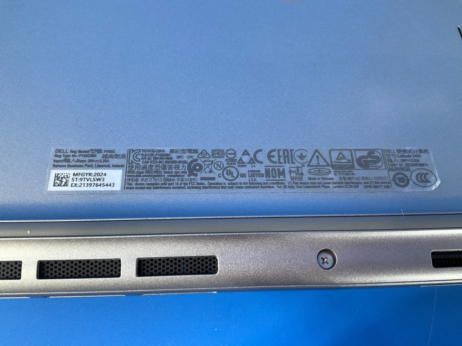 Dell Latitude 5450 U5-125U 16GB 256GB BT5.3 WiFi6E 14F W11P 3H85P✨NEW! NO BOX!
