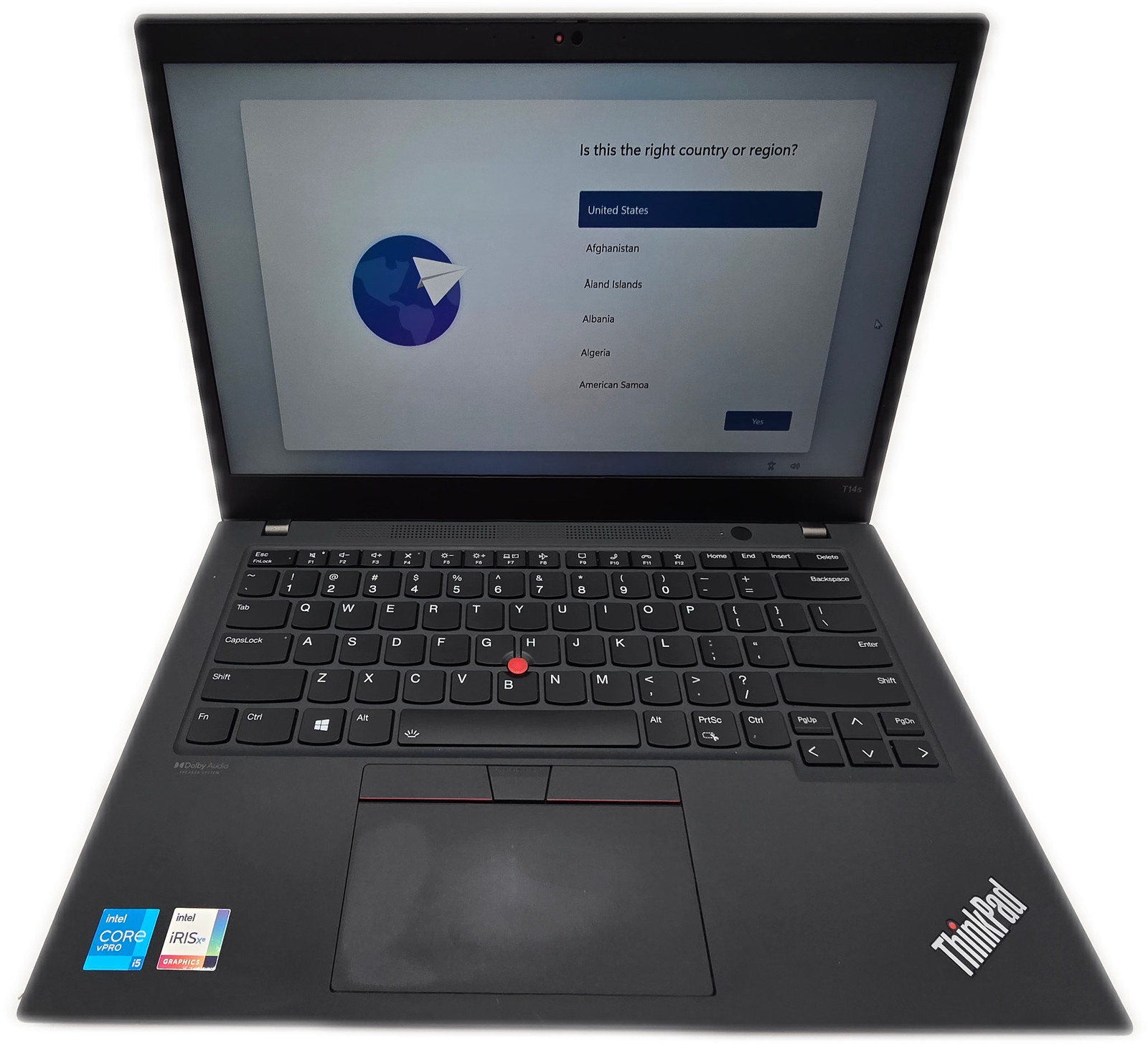 Lenovo ThinkPad T14s Gen 2i i5-11th Gen 16GB 256GB SSD Windows 11 Home