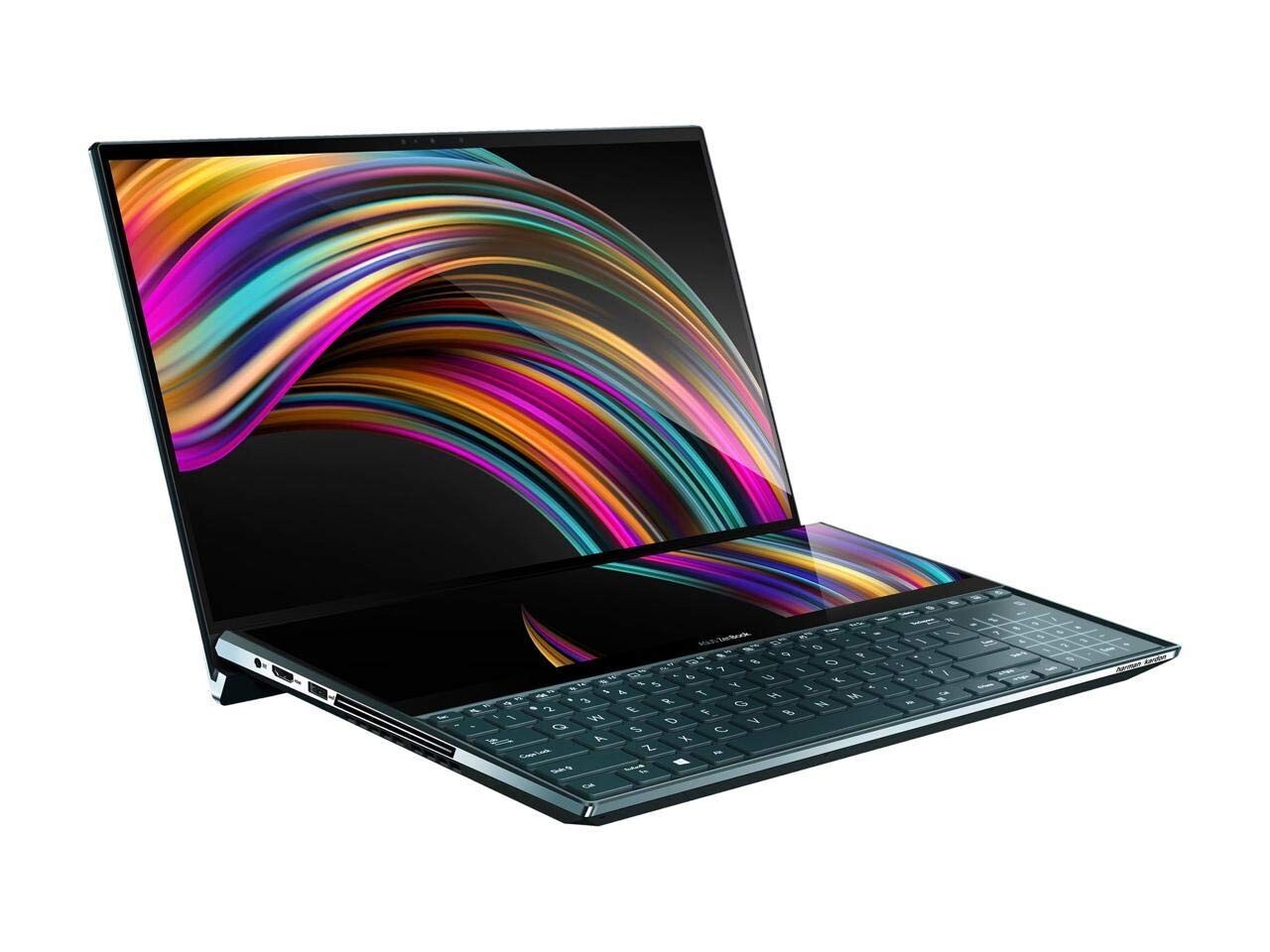 ASUS ZenBook Pro Duo 15.6 inch (270GB, Intel Core i7 10th Gen, 2.6GHz, 16GB)…