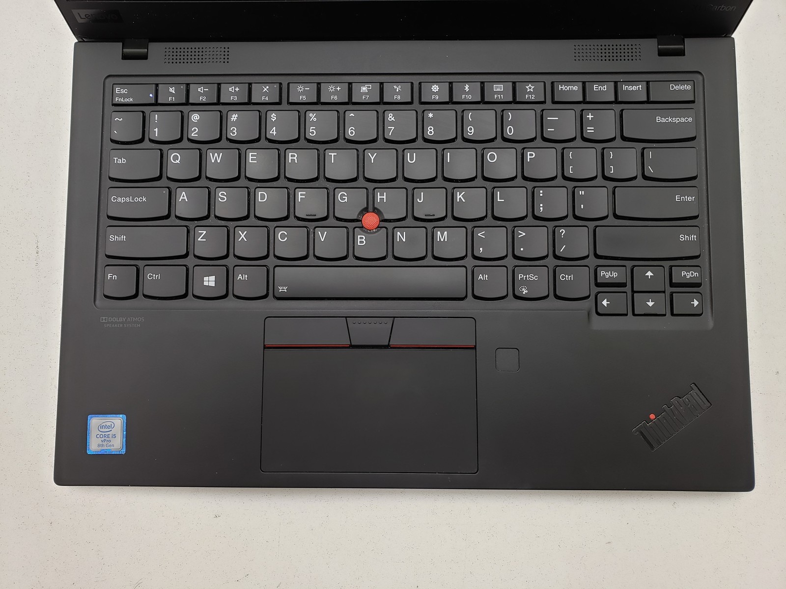 Lenovo ThinkPad X1 Carbon Gen 7 Laptop, i5-8th 16GB 256GB, Backlit KB Win 11 Pro