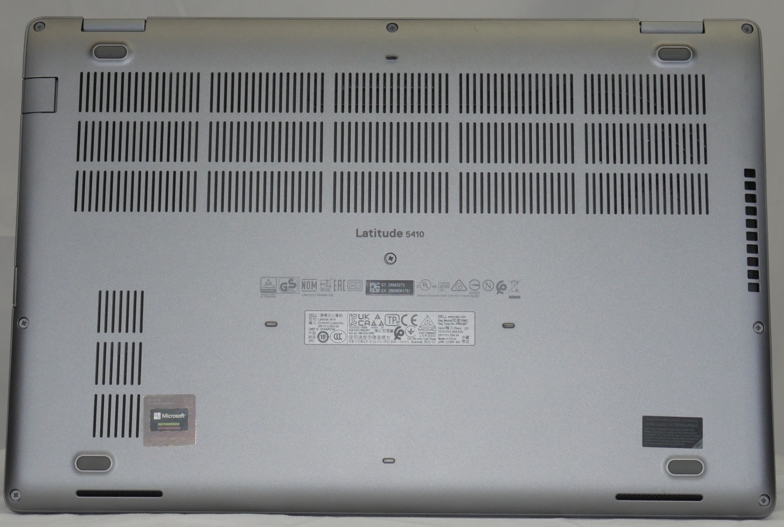 Dell Latitude 5410 i5-10310U 1.70GHz 8GB 256GB Gray W11H NO AC