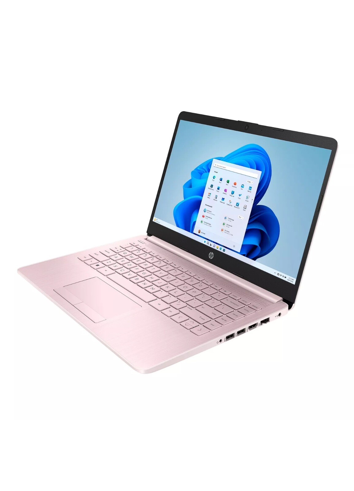 New HP Stream 14″ HD Laptop Intel N4120 64GB eMMC 4GB Ram Office Windows 11 Pink