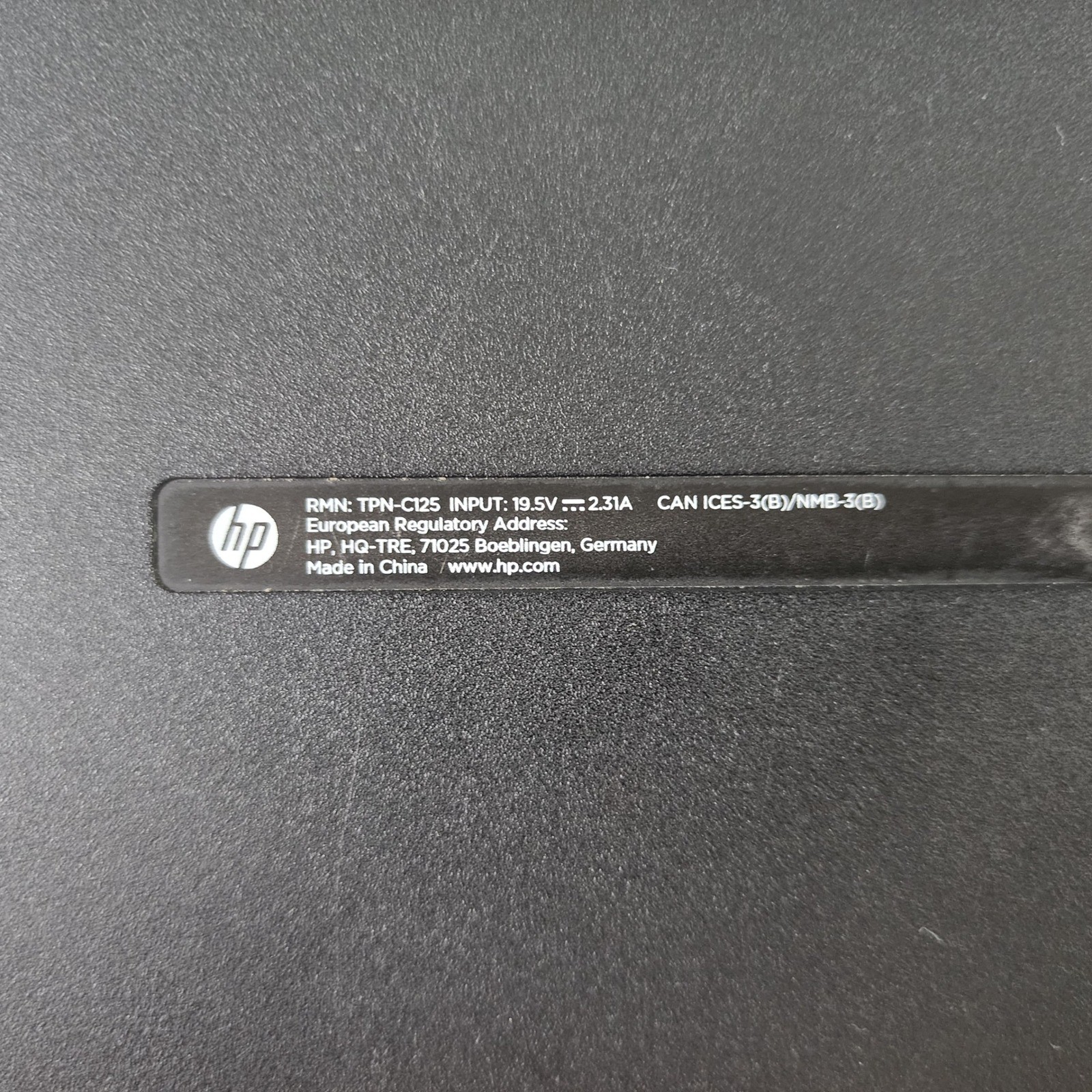 HP Notebook TPN-C125 Intel Core i7-7500U 8GB RAM 250GB SSD Touchscreen Win 10