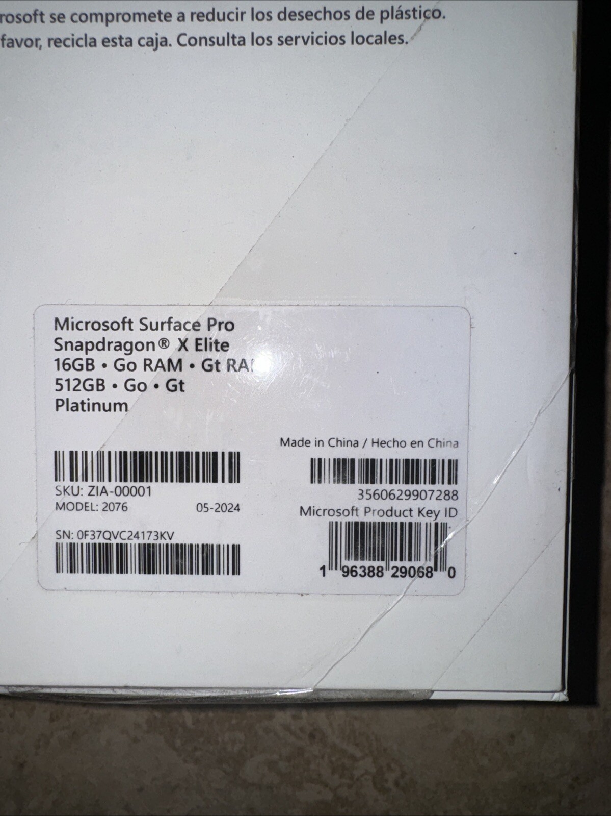 2024 Microsoft Surface Pro 11 – Snapdragon X Elite, Adreno, 512GB, 16GB, 13″